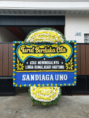 Papan Bunga Duka di Terboyo Kulon